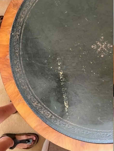 Photo of free Round Drum Side Yew Table (Michelmersh, Romsey) #4