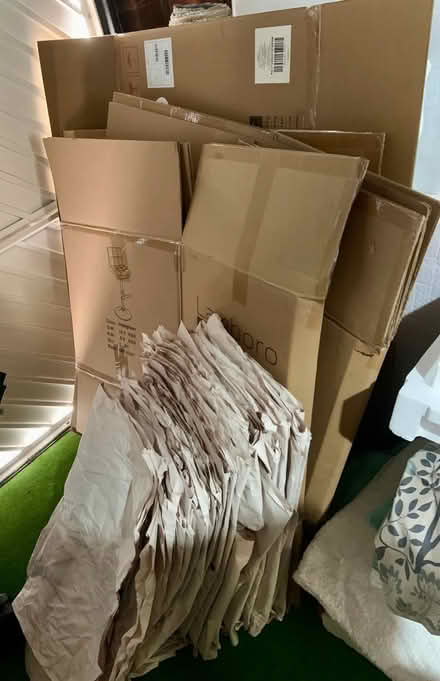 Photo of free Large boxes for moving with paper (Christchurch) #1