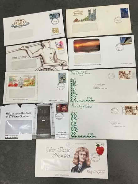 Photo of free 9 x First Day Cover stamps (1 repeated) (Cheadle Hulme SK8) #1