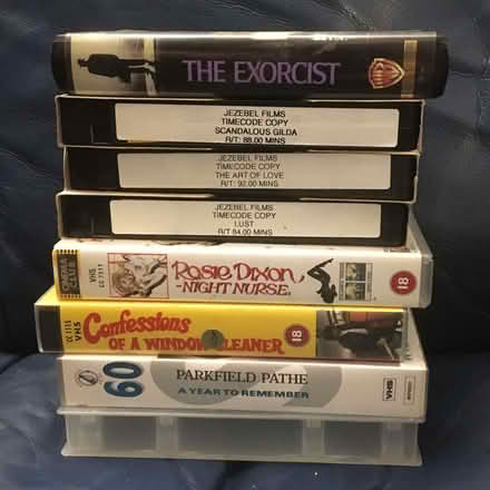 Photo of free VHS Tapes: 8 Prerecorded Films (horror, comedy etc) (Olton B92) #1