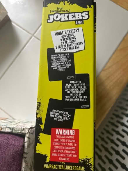 Photo of free Impractical Jokers Game (10011 (17th & 9th)) #3