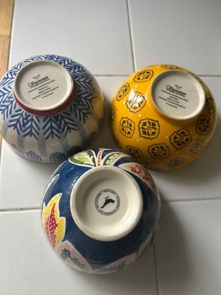 Photo of free 3 ceramic soup/cereal bowls (10011 (17th & 9th)) #2