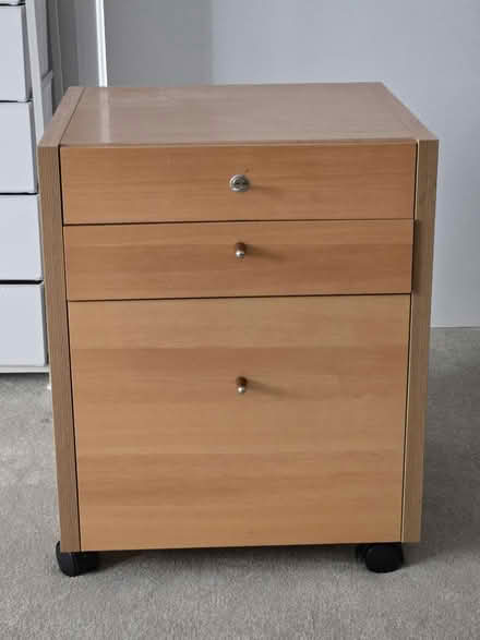 Photo of free Wooden filing cabinet (Crowborough TN6) #1
