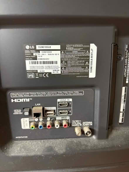 Photo of free Broken 55 inch tv (Grange Farm MK8) #2