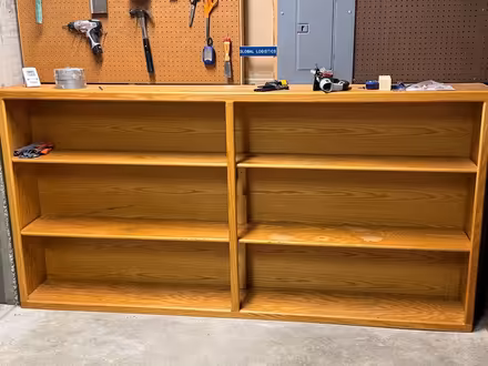 Photo of free Wood Book Shelves (3 shelf) (Westminster, CO 80031) #1