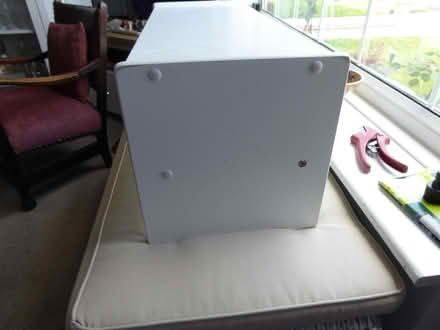 Photo of free Shoe rack - wood melamine (?) covered (Starbeck HG2) #3