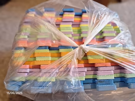 Photo of free 25 x coloured foam floor tiles (Frome, Somerset) #2