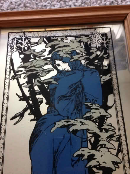 Photo of free Decorative printed mirror (Oakridge RG21) #1