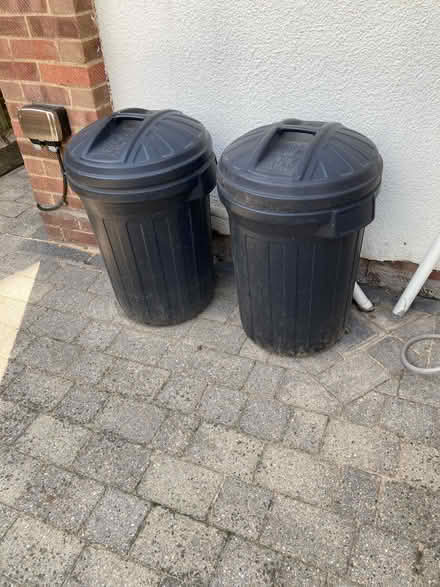 Photo of free Black plastic dustbins (Wickford, Essex SS11) #1