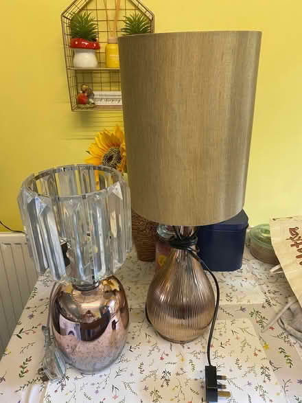 Photo of free 2 table lamps (Southdown) #1