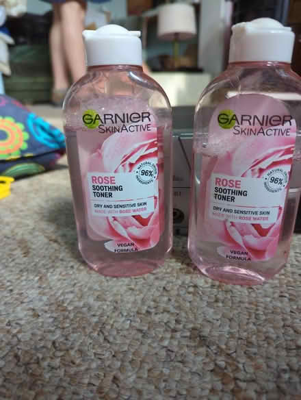 Photo of free Garnier Rose Soothing Toner - two part used bottles (Strawberry Hill TW11) #1