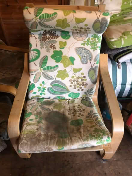 Photo of free 2 ikea chairs and 1 footstool (Aigburth Liverpool) #2