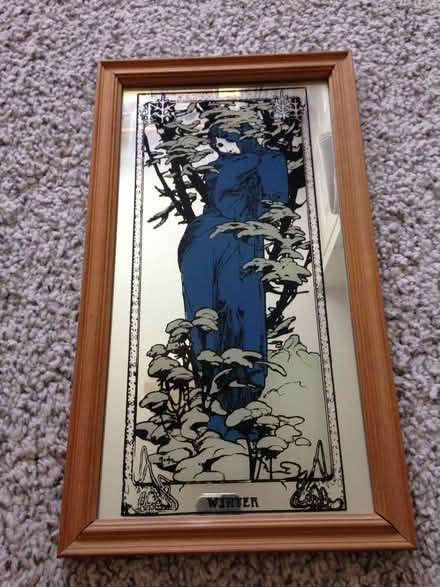 Photo of free Decorative printed mirror (Oakridge RG21) #2