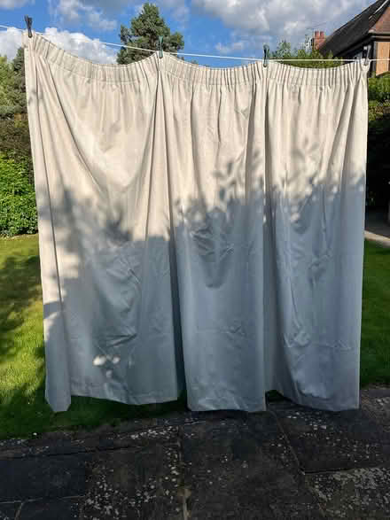 Photo of free Pair of grey blackout curtains (Horsham) #2