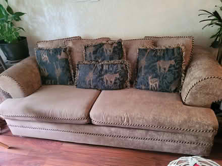 Photo of free Couch and Love Seat (Metrotown, Burnaby.) #1