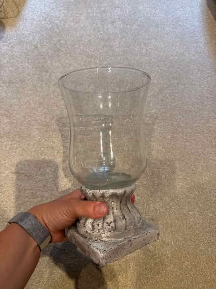 Photo of free Candle hurricane glass (Sw10 9uz) #2