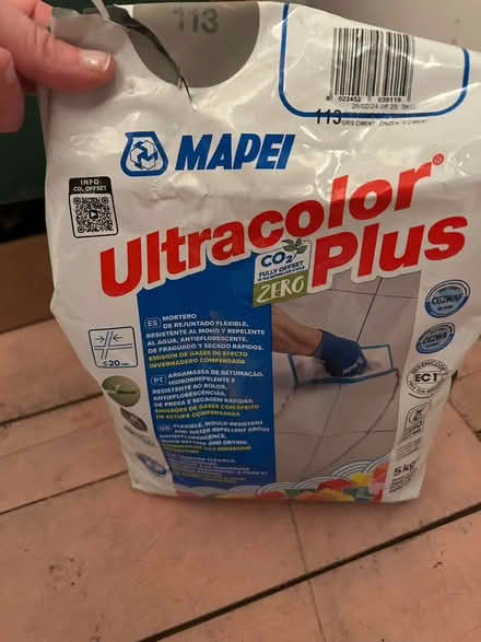 Photo of free Grey tile grout (Turton BL7) #1