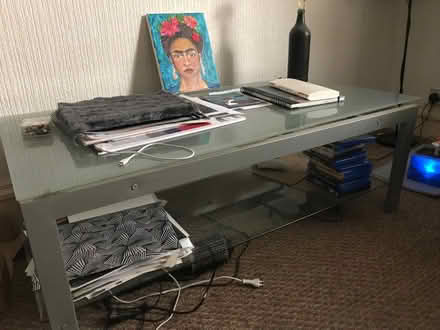 Photo of free Glass tv stand (Leith EH6) #1