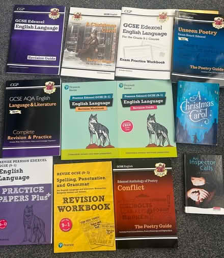 Photo of free GCSE Eng Lang and Lit study aids (CR7) #1