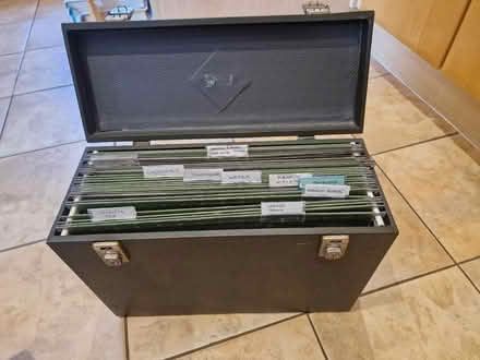 Photo of free Small portable filing case (Arborfield Garrison RG2) #1