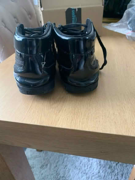 Photo of free Girls patent size 4 kickers (B34) #2