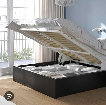 Photo of free IKEA MALM Queen size bed frame (Discovery Bay Ajax) #1