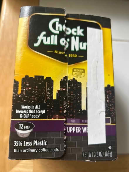 Photo of free Chock Full o nuts coffee pods (10011 (17th & 9th)) #1