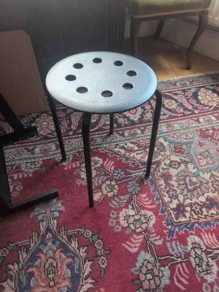 Photo of free Small black Ikea stool disassembled (Neasden NW10) #1