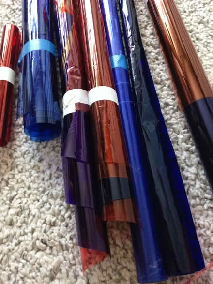 Photo of free Lighting gel rolls (Oakridge RG21) #2