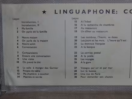 Photo of free Vintage Linguaphone French Lessons (AB10) #3