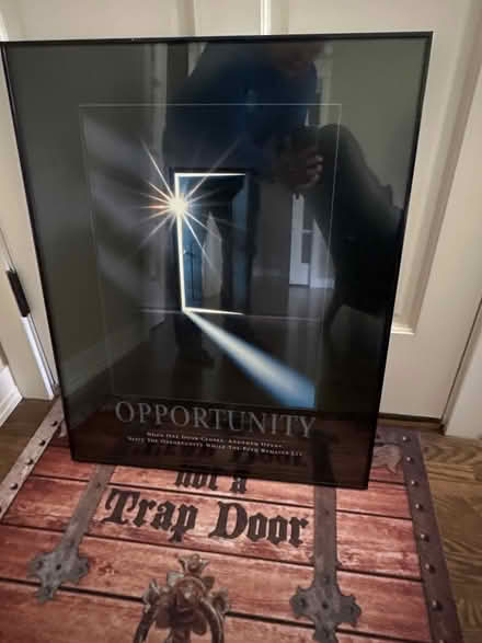 Photo of free Opportunity Metal Frame 30”X 24” (Maple Grove/Osseo/Dayton) #1
