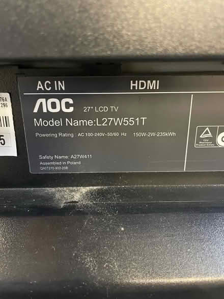 Photo of free 28 inch TV or monitor (GU14) #2