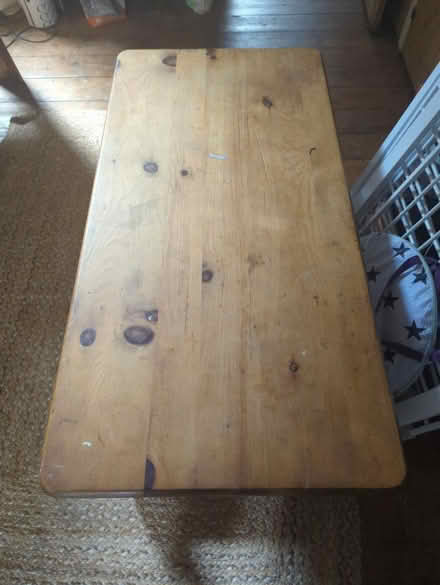 Photo of free Solid wood coffee table (pine?) (Bruce Grove N17) #2