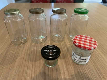 Photo of free Collection of empty glass jars (Valencia Avenue, Sunnyvale) #1