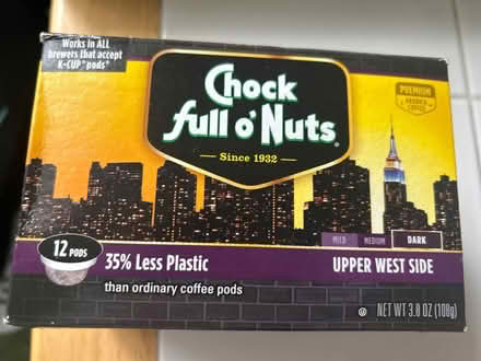 Photo of free Chock Full o nuts coffee pods (10011 (17th & 9th)) #3