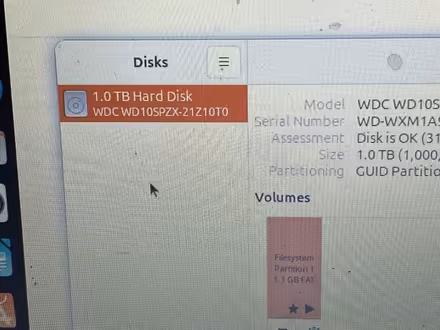 Photo of free Acer Aspire laptop 1TB hard disk (Langley SL3) #3