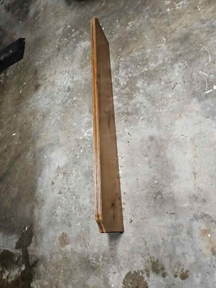 Photo of free Wooden shelf w/ brackets (63124, near STL Galleria) #2