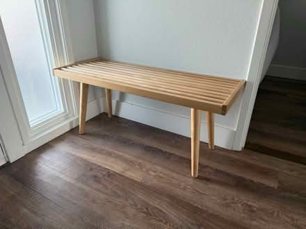 Photo of free Entry Way Bench Scandinavian Design (West End) #1