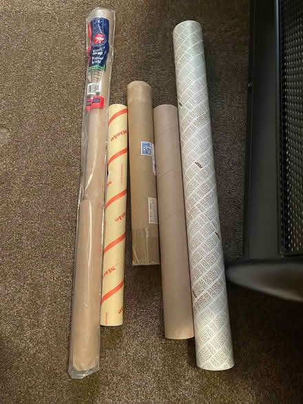Photo of free Carboard tubes and wrapping paper (Alta Vista / Riverside) #1