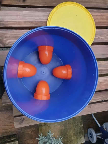 Photo of free Homemade poultry feeder (Huntley GL19) #2