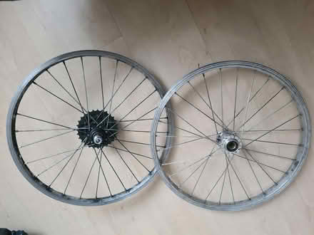 Photo of free Approx. 16" diameter bike wheels (Morden, SM4) #3