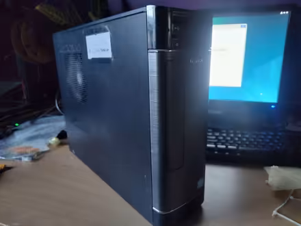 Photo of free Lenovo desktop mini tower pc running Linux (Apley TF1) #1