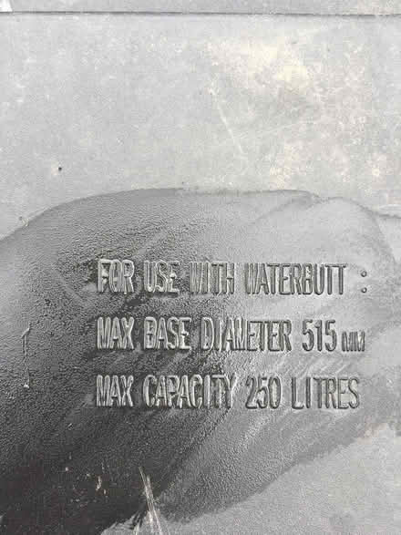 Photo of free Base for water butt (Kingsham, Chichester) #2