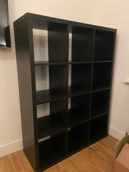 Photo of free Black Ikea Kallax 4x3 shelves (Loughborough LE11) #1