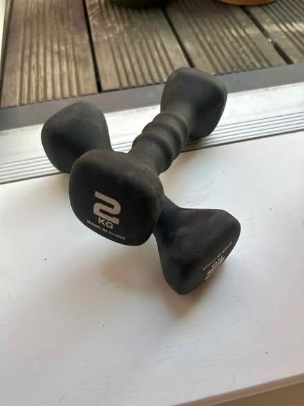 Photo of free 2 x mini dumbbells 2 kg (Streatham Hill SW2) #1