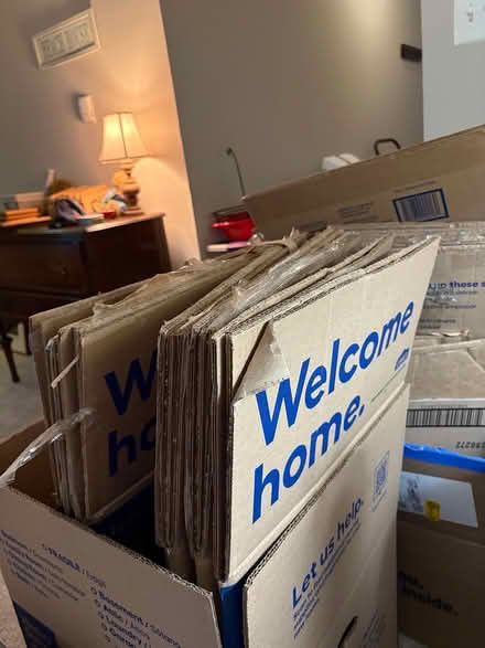 Photo of free Moving boxes and bubble wrap (Camden county) #1