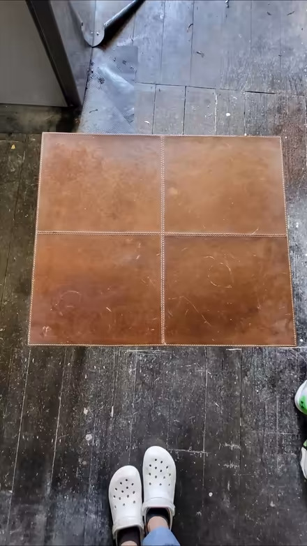 Photo of free Leather table (Bangor BT20) #2