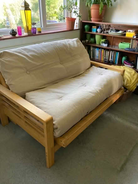 Photo of free Futon - 2 seater, large single/small double when sofa bed (Kings Langley WD4) #2