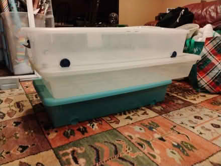Photo of free 3 under the bed storage containers (Acton) #1