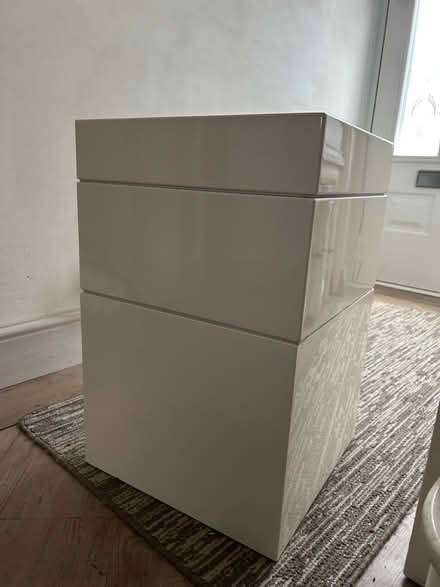 Photo of free White Bedside Table Cupboard (Langdon Hills, SS16) #1